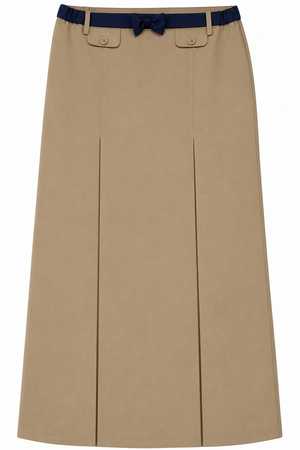 Learning Oasis Girls Khaki Long Skirt