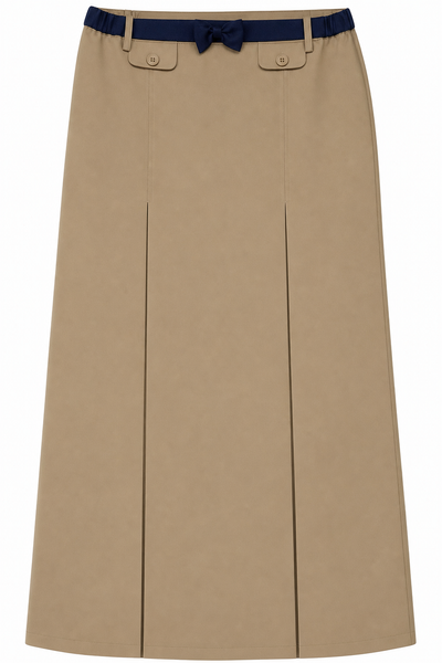 Learning Oasis Girls Khaki Long Skirt