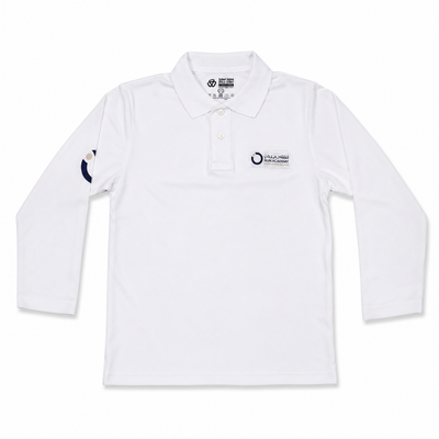 Nün Academy White Polo Shirt - Girls