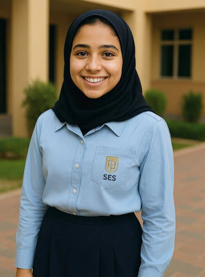 Blouses - Cotton Rich - Long Sleeve (Twin Pack) - SES - Blue